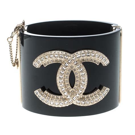 chanel black cuff bracelet replica|chanel clear cuff bracelet.